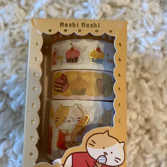 Moshi Moshi Cute Animal And Dessert Design Washi Tape. Multicolor. OS. Kidcore. - Picture 2 of 6